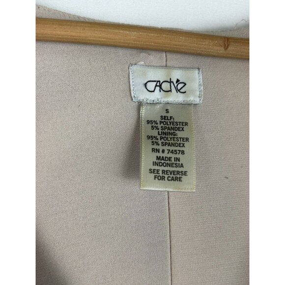 Cache Womens Geometric Print Long Sleeve Wrap Dress Small Multicolor - Picture 3 of 11